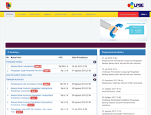 Tablet Screenshot of lpse.jemberkab.go.id